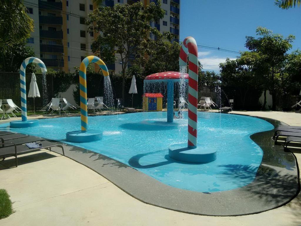 Suites Le Jardin Caldas Novas Bagian luar foto